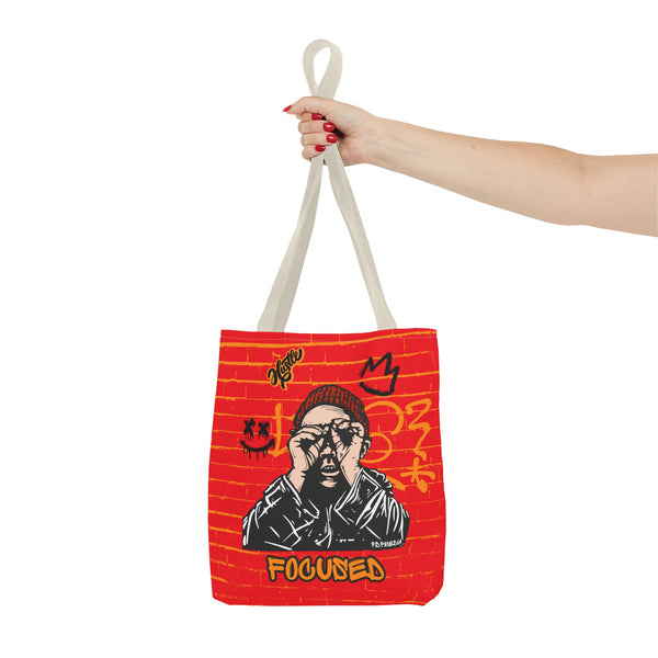 Hustle Mode Tote Bag - Focused Black Crown