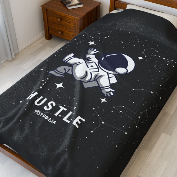 Hustle Mode Plush Blanket - Astronaut