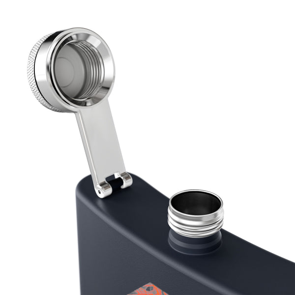 Flask, Hustle Mode - Stainless Steel 6oz (Level Up)