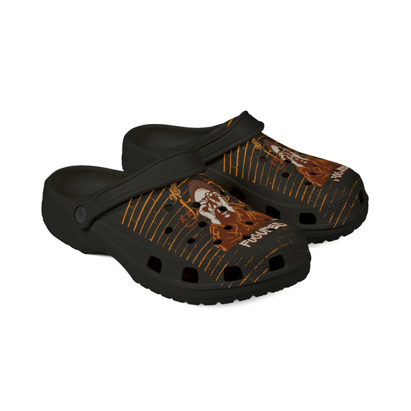 Hustle Mode Foam Rubber Shoes - Focused Brown Crown (Gift)
