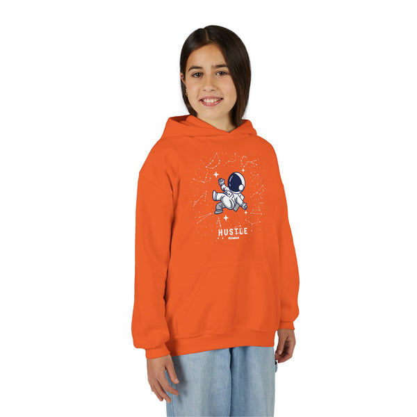 Hustle Mode (Kids) Youth Heavy Blend Hooded Hoodie - Astronaut