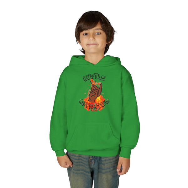 Hustle Mode (Kids) Youth Heavy Blend Hooded Hoodie - Activated