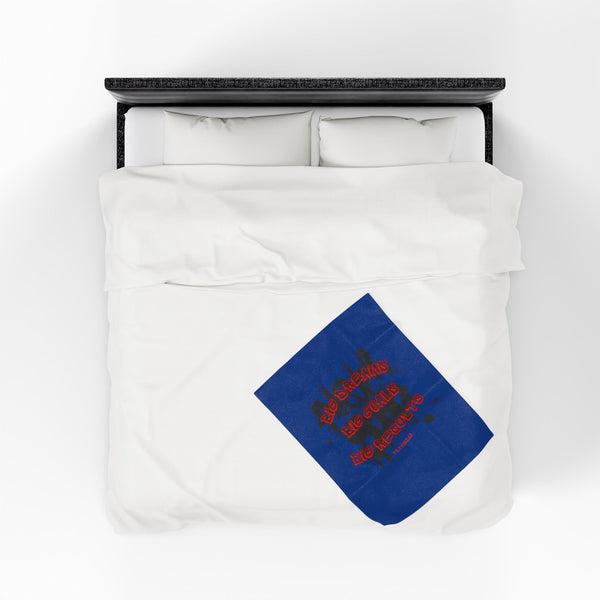 Hustle Mode Plush Blanket - Big Dreams