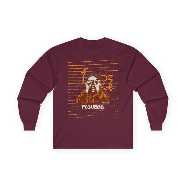 Hustle Mode Long Sleeve - Focused Brown Crown