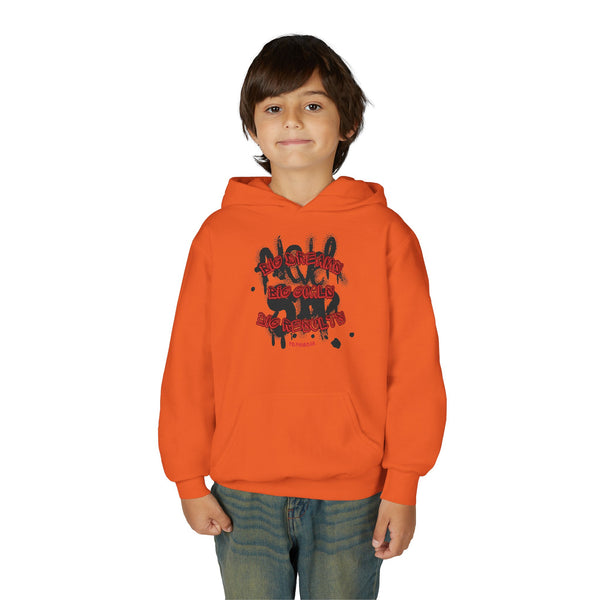Hustle Mode (Kids) Youth Heavy Blend Hooded Hoodie - Big Dreams