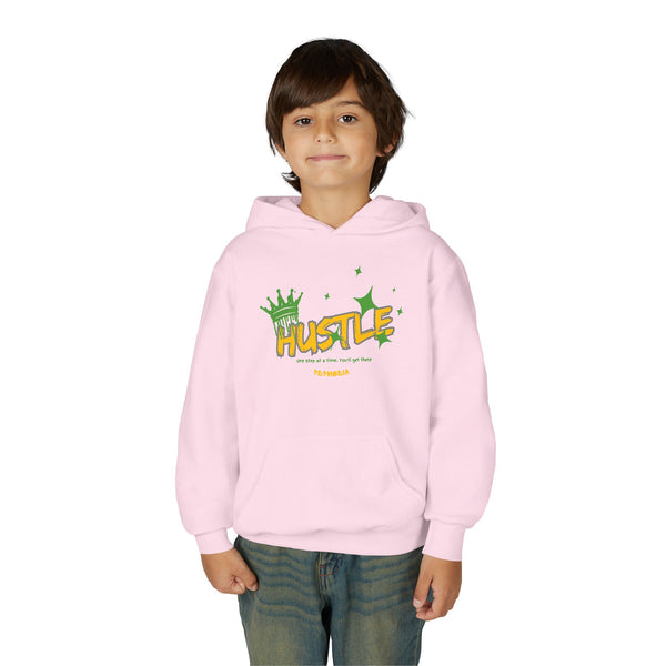 Hustle Mode (Kids) Youth Heavy Blend Hooded Hoodie - King Hustle