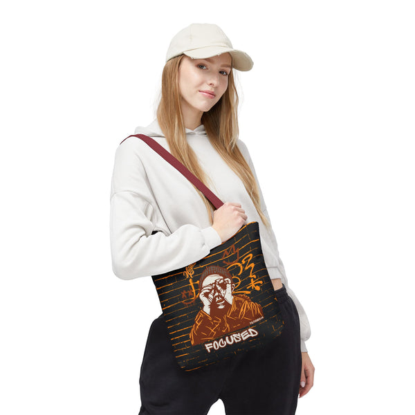 Hustle Mode Tote Bag - Focused Brown Crown