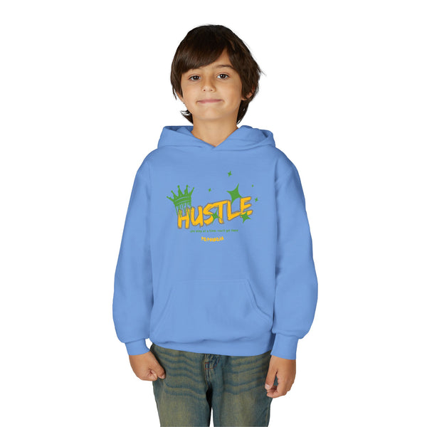 Hustle Mode (Kids) Youth Heavy Blend Hooded Hoodie - King Hustle