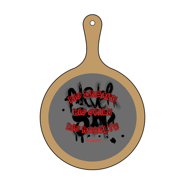 Charcuterie Board - Big Dreams (Engraving) - Hosting Experience Upgrade Acacia Wood Slate Cheese Lovers Entertaining Statement Piece