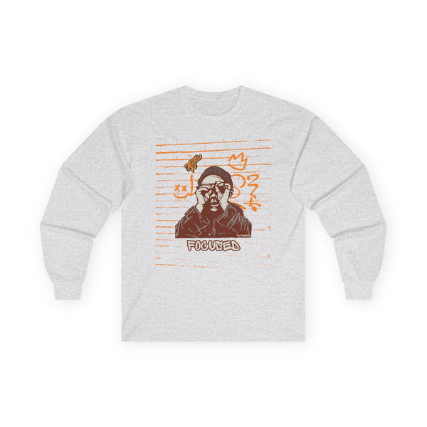 Hustle Mode Long Sleeve - Focused Yellow Crown