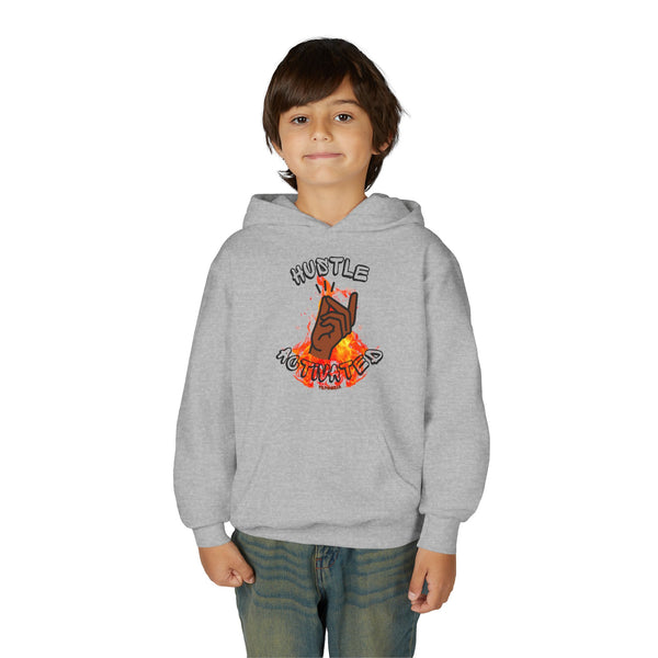 Hustle Mode (Kids) Youth Heavy Blend Hooded Hoodie - Activated