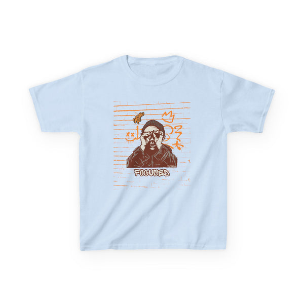 Kids Hustle Mode Tee - Focused