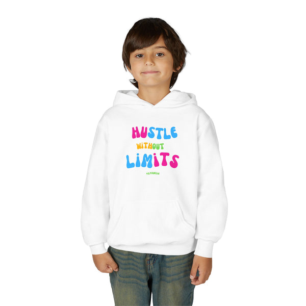 Hustle Mode Youth Heavy Blend Hooded Hoodie - Hustle Without Limits