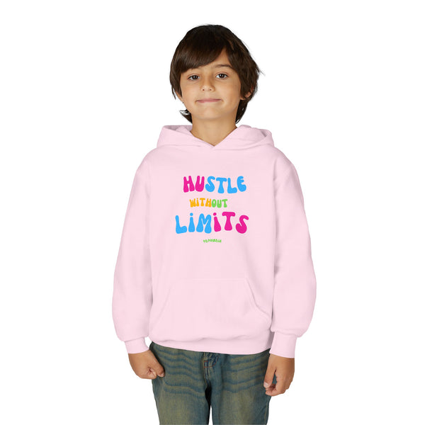 Hustle Mode Youth Heavy Blend Hooded Hoodie - Hustle Without Limits