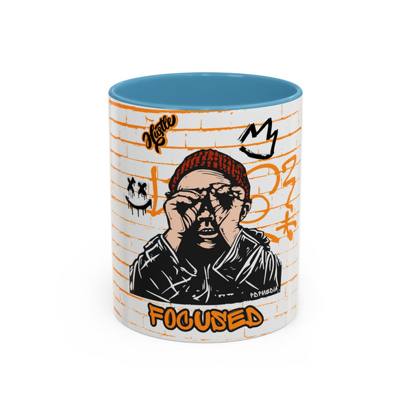 Hustle Mode Coffee Mug - Focused Black Crown (11, 15oz) (Gift)