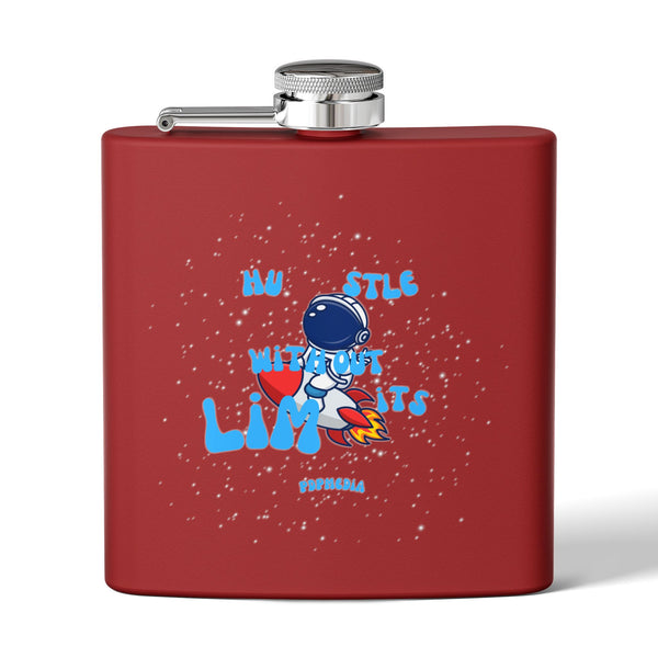 Flask, Hustle Mode - Stainless Steel 6oz (Hustle Without Limits)