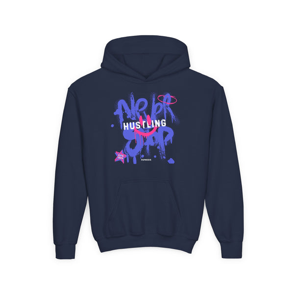 Hustle Mode (Kids) Youth Heavy Blend Hooded Hoodie - Never Stop