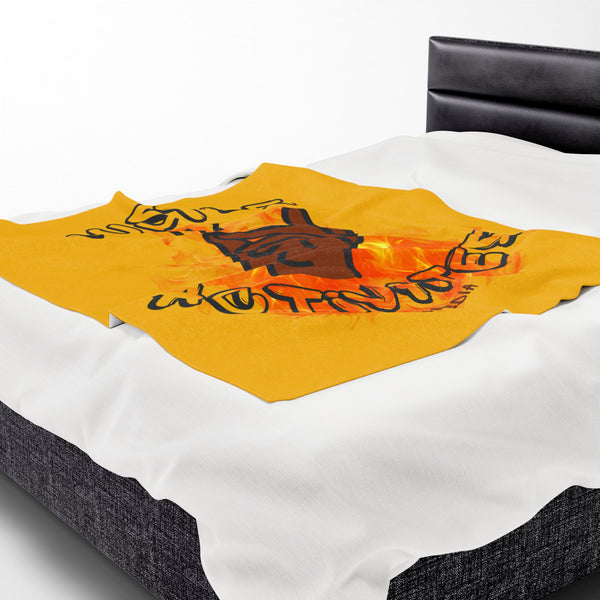 Hustle Mode Plush Blanket - Activated