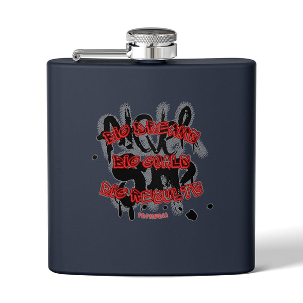 Flask, Hustle Mode - Stainless Steel 6oz (Big Dreams)