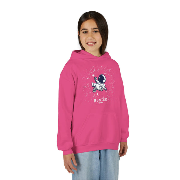 Hustle Mode (Kids) Youth Heavy Blend Hooded Hoodie - Astronaut