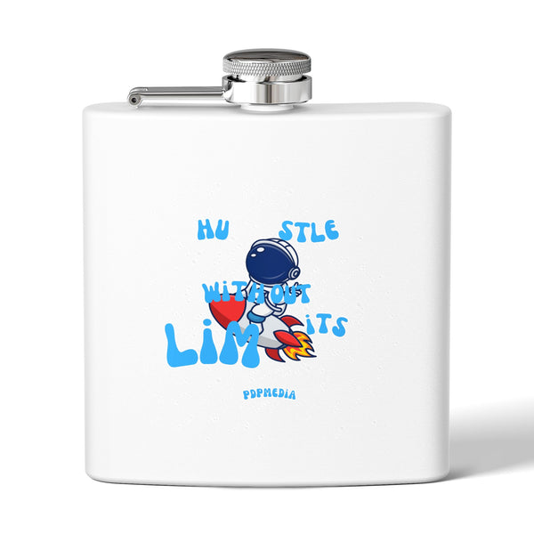 Flask, Hustle Mode - Stainless Steel 6oz (Hustle Without Limits)