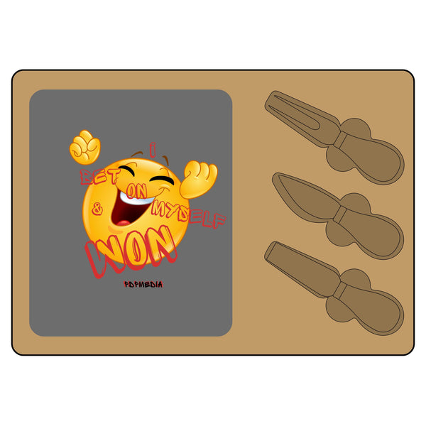 Charcuterie Board - Bet on Myself (Engraving) - Hosting Experience Upgrade Acacia Wood Slate Cheese Lovers Entertaining Statement Piece