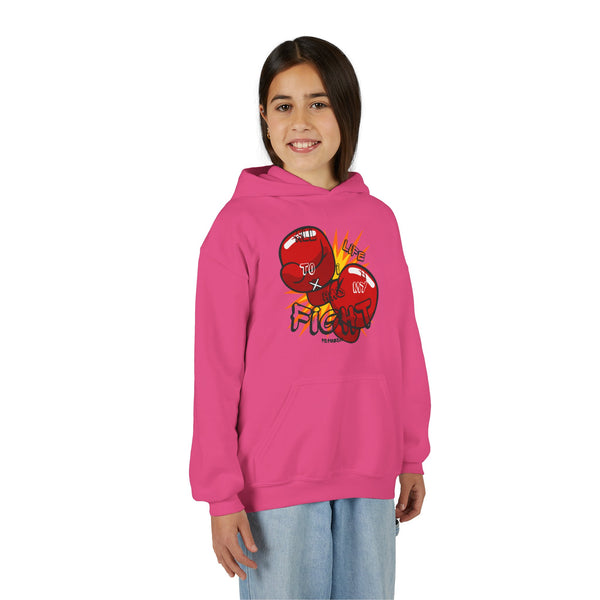 Hustle Mode (Kids) Youth Heavy Blend Hooded Hoodie - All My Life