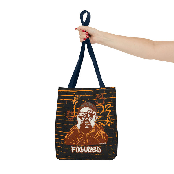 Hustle Mode Tote Bag - Focused Brown Crown