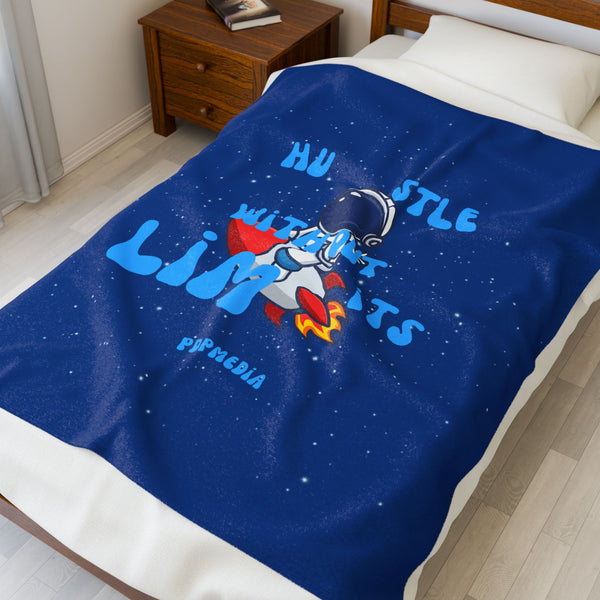 Hustle Mode Plush Blanket - Without Limits