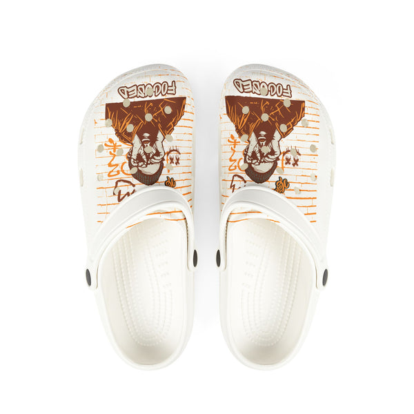 Hustle Mode Foam Rubber Shoes - Focused Brown Crown (Gift)