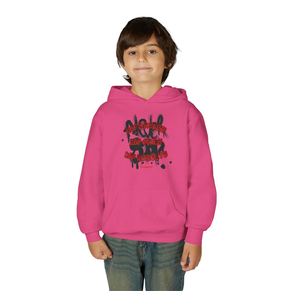 Hustle Mode (Kids) Youth Heavy Blend Hooded Hoodie - Big Dreams