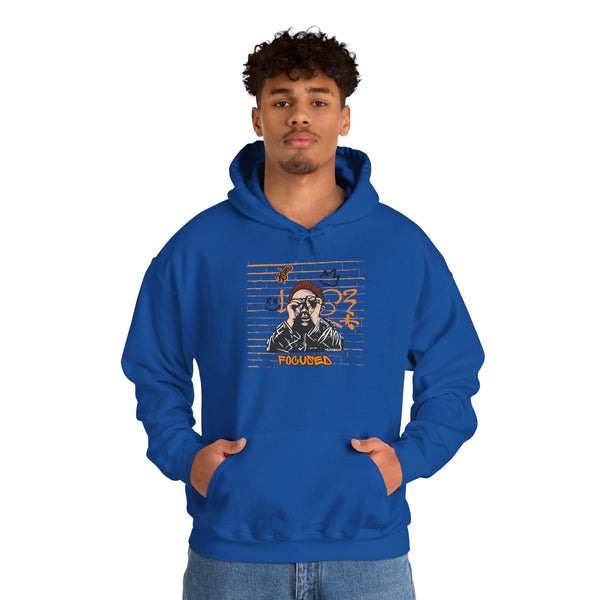 Hustle Mode Hoodie - Focused Black Crown