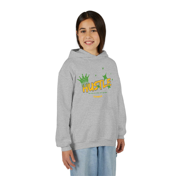 Hustle Mode (Kids) Youth Heavy Blend Hooded Hoodie - King Hustle
