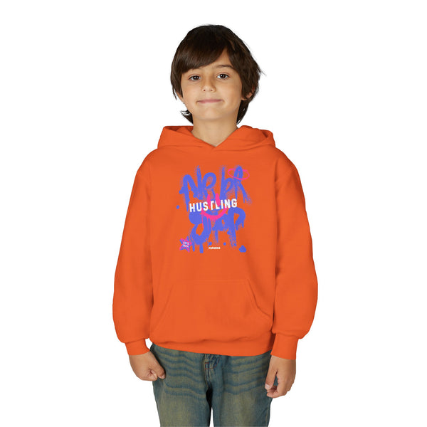 Hustle Mode (Kids) Youth Heavy Blend Hooded Hoodie - Never Stop