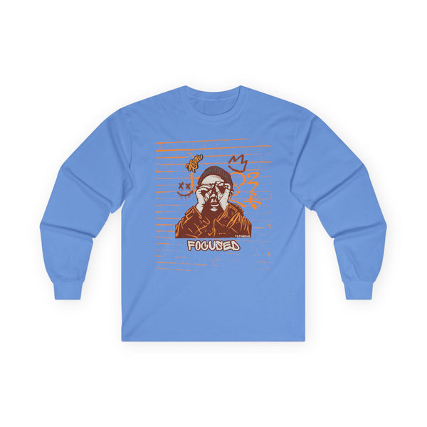 Hustle Mode Long Sleeve - Focused Brown Crown
