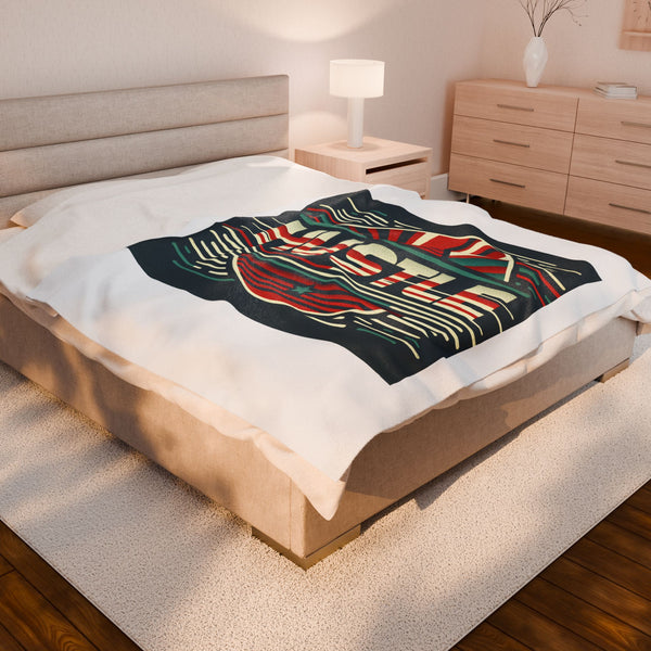 Hustle Mode Plush Blanket - Retro Sports