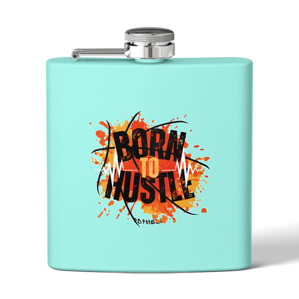 Flask, Hustle Mode - Stainless Steel 6oz (Born To Hustle)