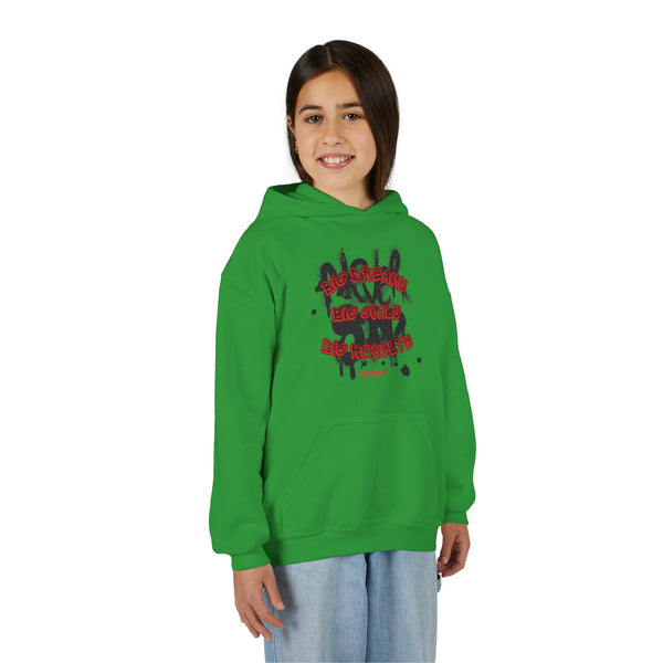 Hustle Mode (Kids) Youth Heavy Blend Hooded Hoodie - Big Dreams