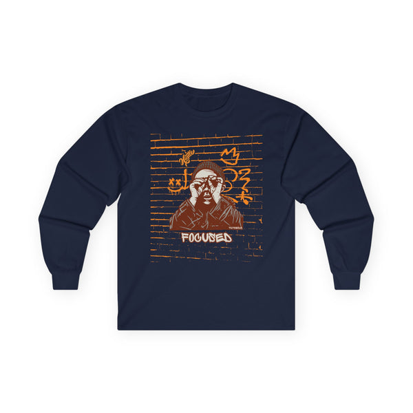 Hustle Mode Long Sleeve - Focused Yellow Crown