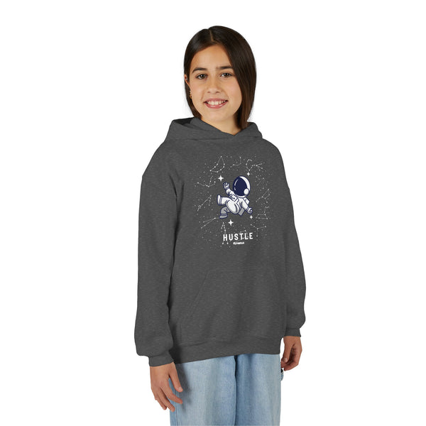 Hustle Mode (Kids) Youth Heavy Blend Hooded Hoodie - Astronaut