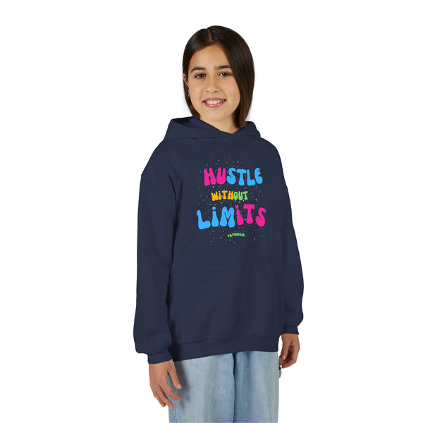 Hustle Mode Youth Heavy Blend Hooded Hoodie - Hustle Without Limits