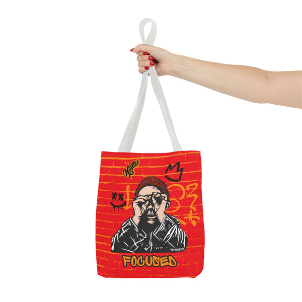 Hustle Mode Tote Bag - Focused Black Crown