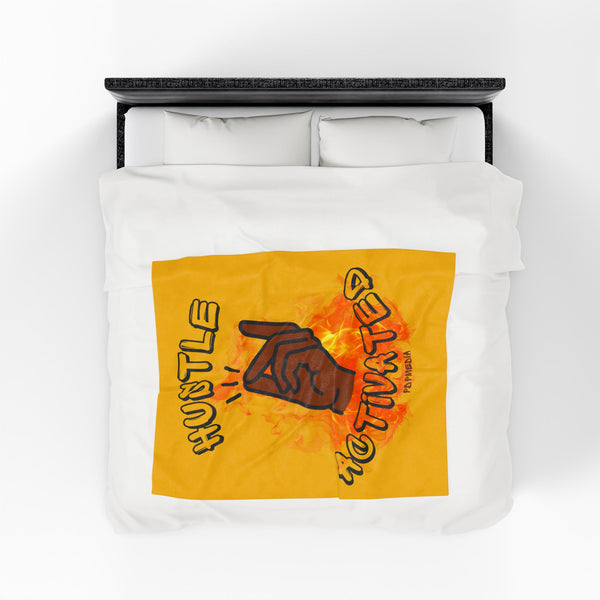 Hustle Mode Plush Blanket - Activated