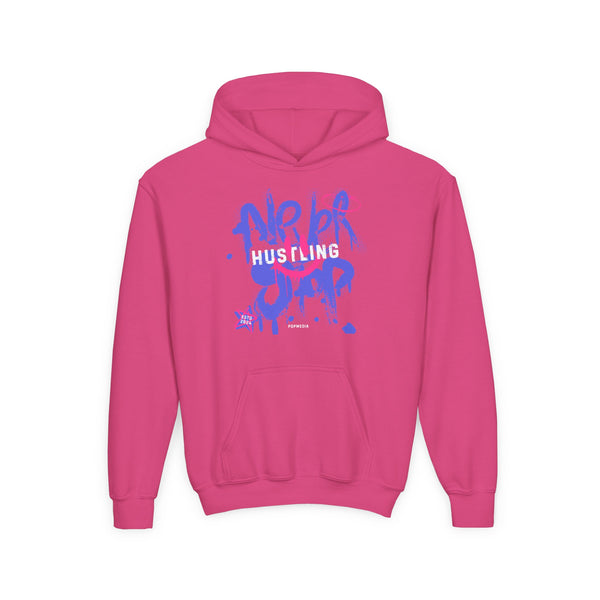 Hustle Mode (Kids) Youth Heavy Blend Hooded Hoodie - Never Stop