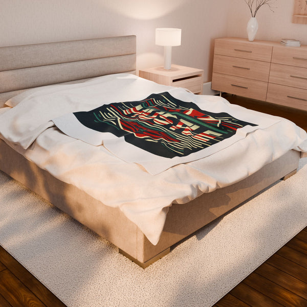 Hustle Mode Plush Blanket - Retro Sports