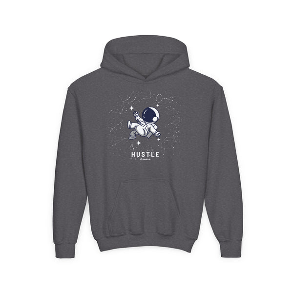 Hustle Mode (Kids) Youth Heavy Blend Hooded Hoodie - Astronaut