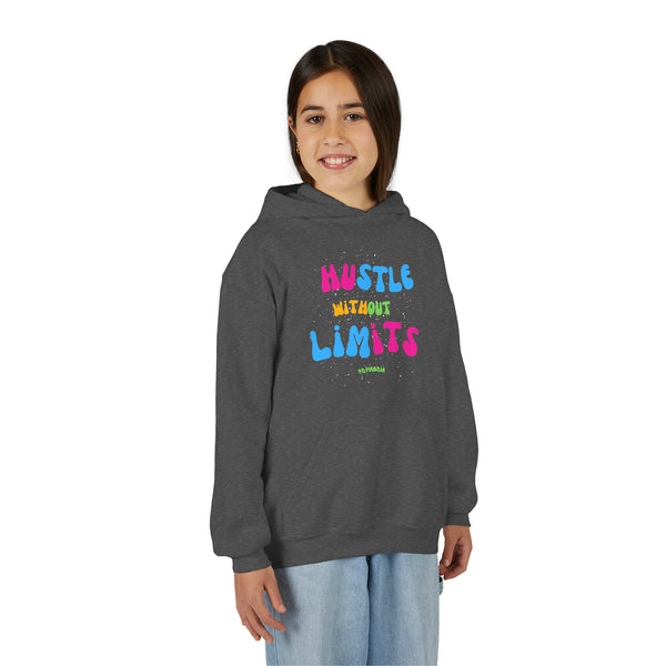 Hustle Mode Youth Heavy Blend Hooded Hoodie - Hustle Without Limits