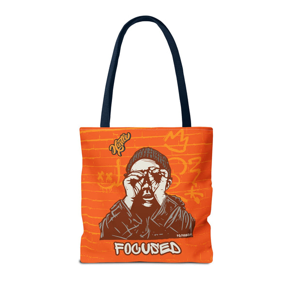 Hustle Mode Tote Bag - Focused Yellow Crown