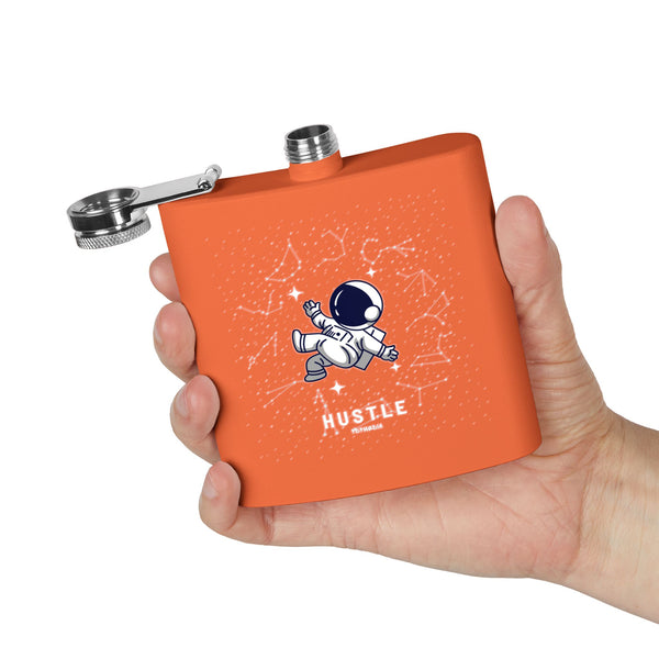 Flask, Hustle Mode - Stainless Steel 6oz (Astronaut)