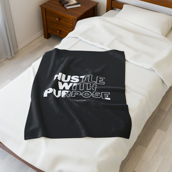 Hustle Mode Plush Blanket - Hustle With Purpose